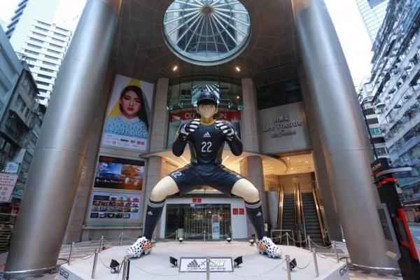 林源三 @ 利舞臺地面 《足球小將》巨型角色模型 登陸希慎